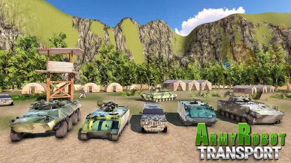 美军坦克机器人货物运输安卓版游戏特色图片