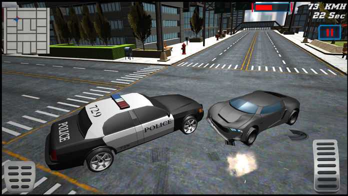 警察追逐赛3D游戏