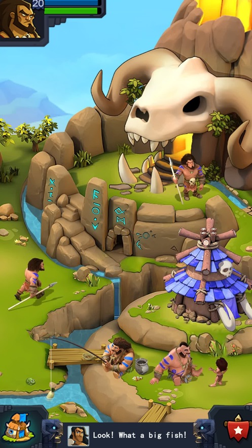 洞穴人大作战游戏官方安卓最新版图片1