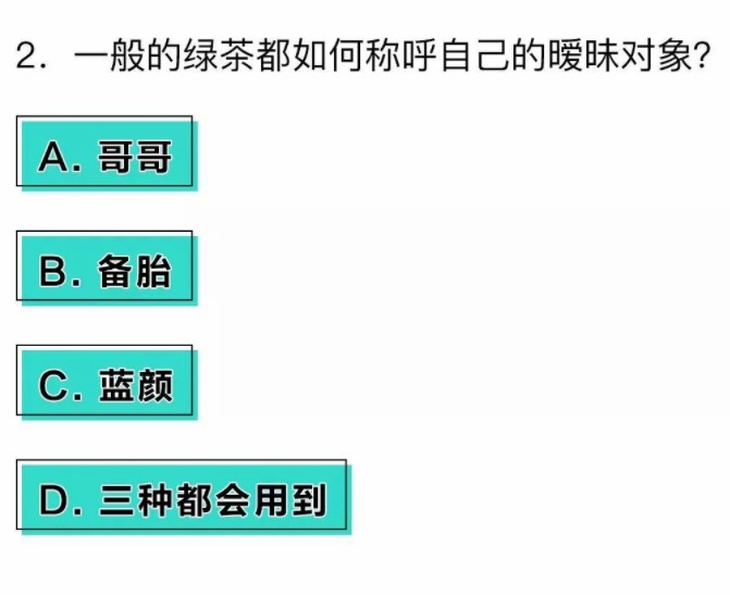 鉴别绿茶测试试卷 v1.0